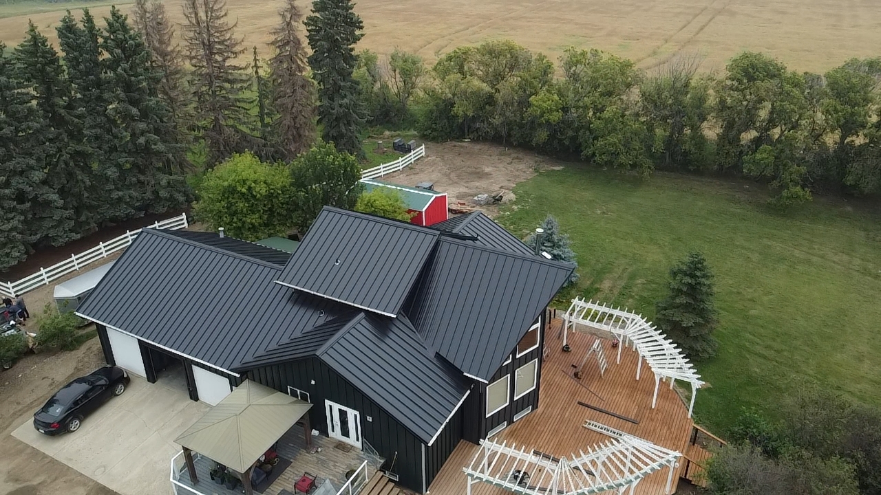 Standing Seam Roofing & Siding — Acreage, Radisson, SK — Radisson, SK — completed Sask Seamless project