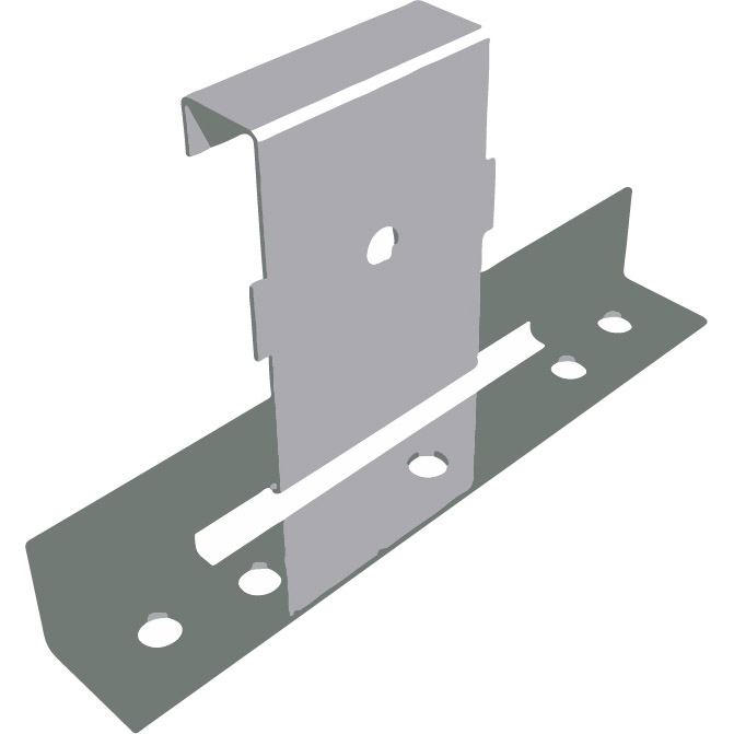 Expanding standing seam clip — floating expansion bracket for thermal movement