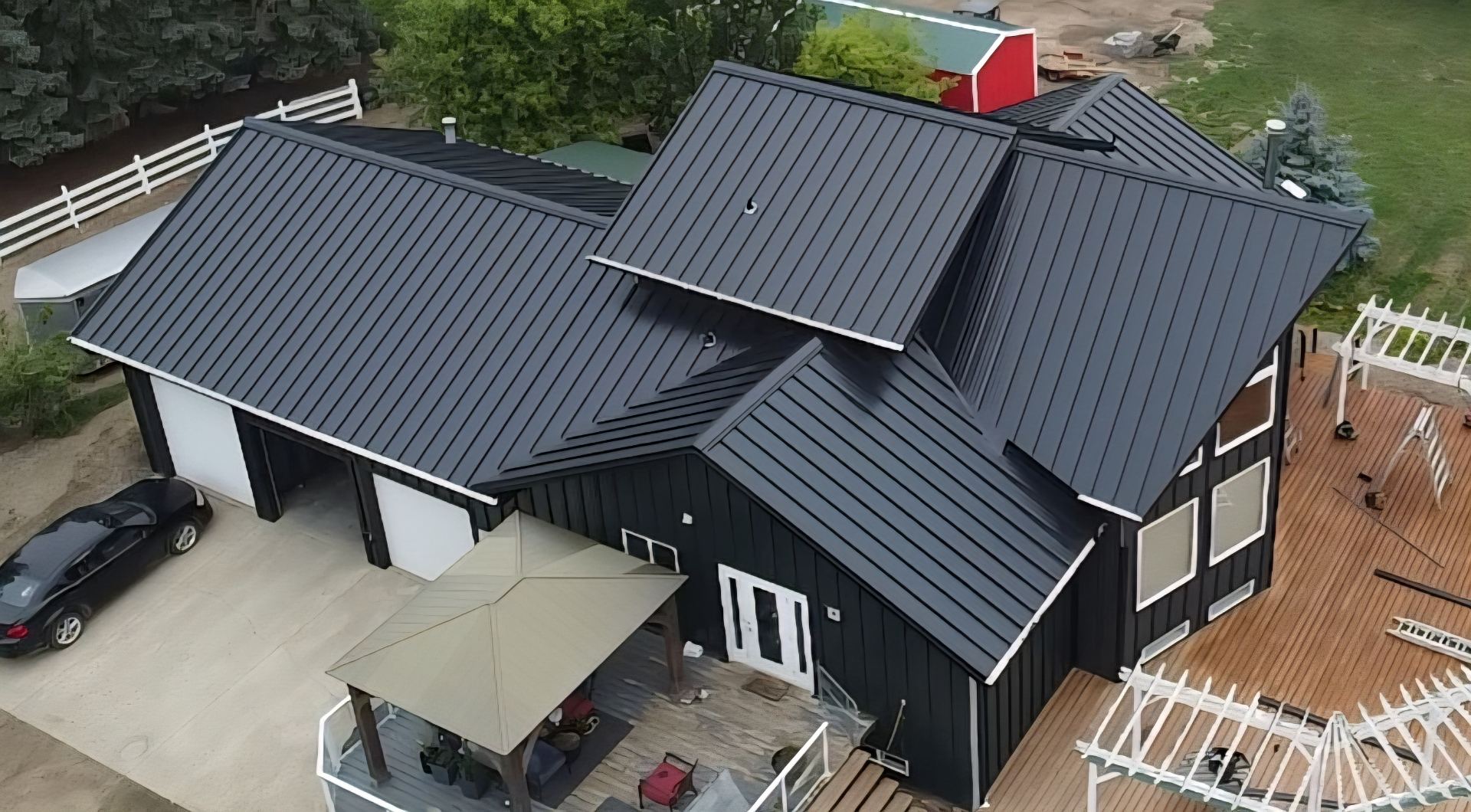 Standing Seam Metal Roofing — example install on a Saskatchewan home